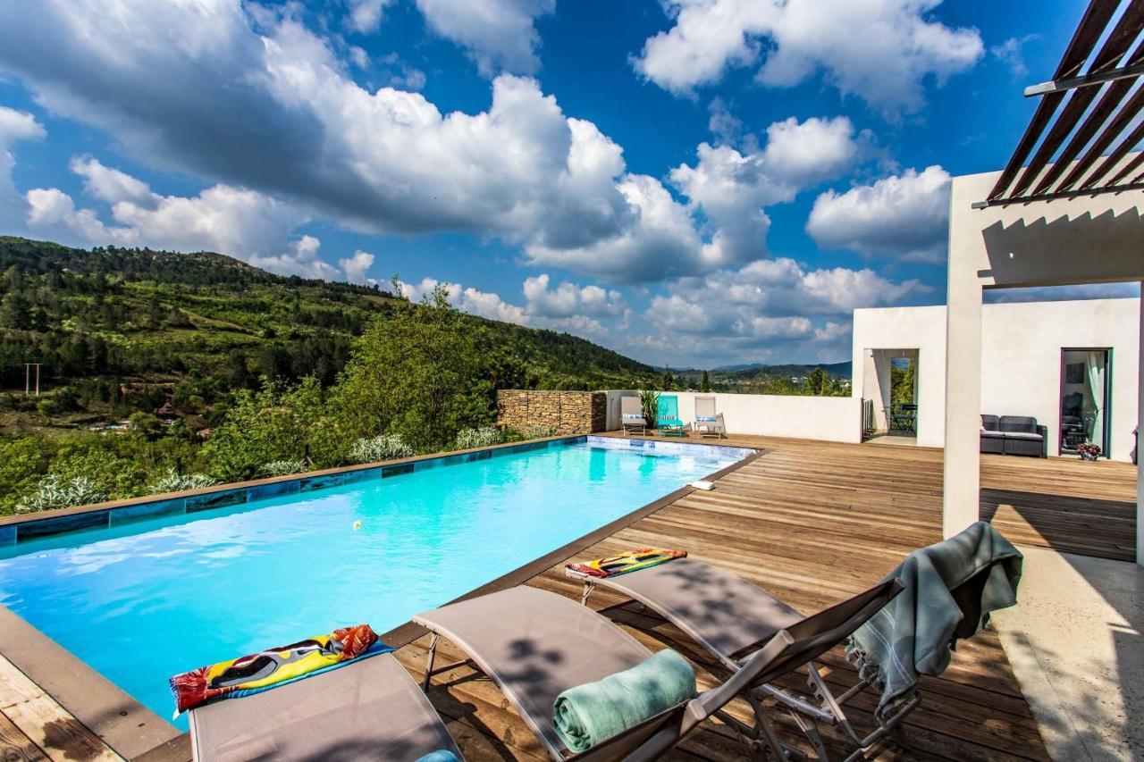 Villa Blanche, Contemporary, Cathars, Couiza, Carcassonne Экстерьер фото