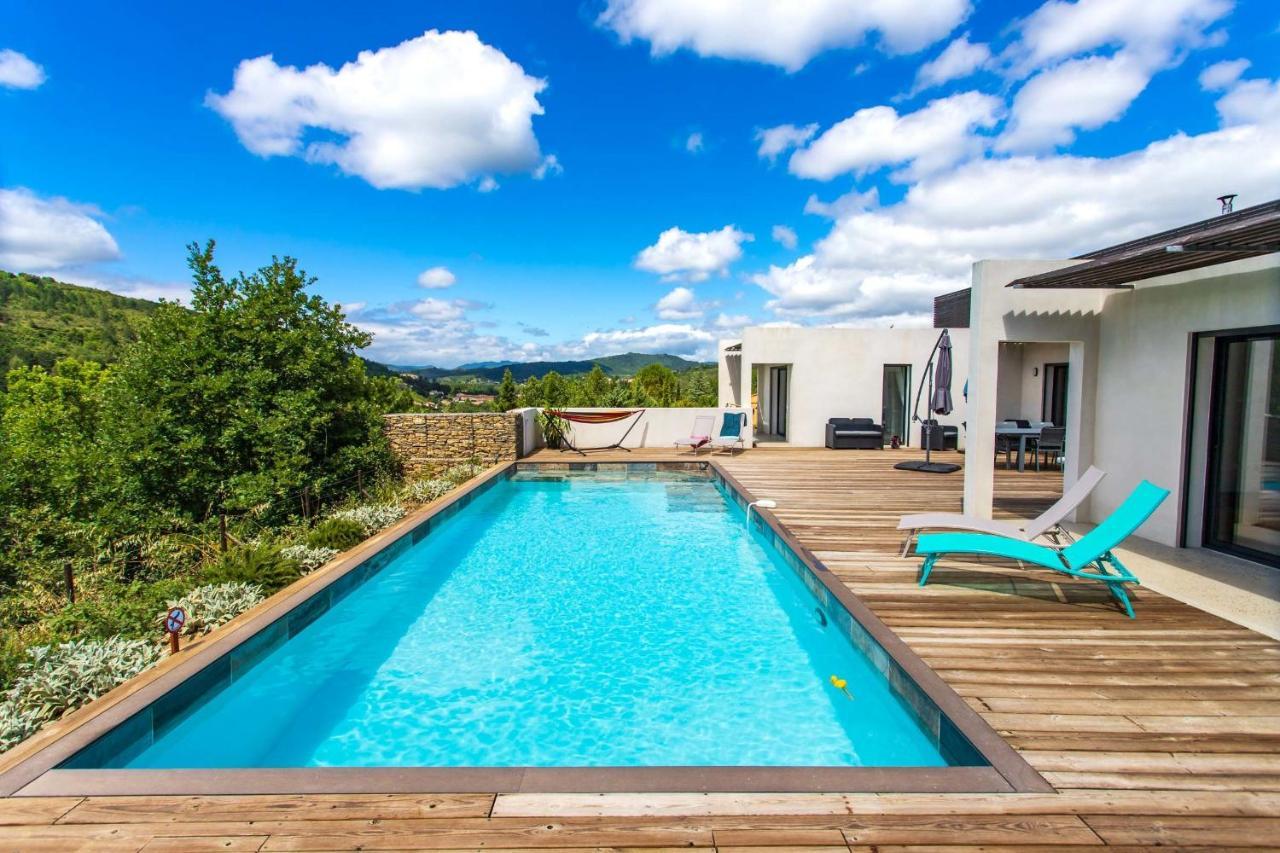 Villa Blanche, Contemporary, Cathars, Couiza, Carcassonne Экстерьер фото