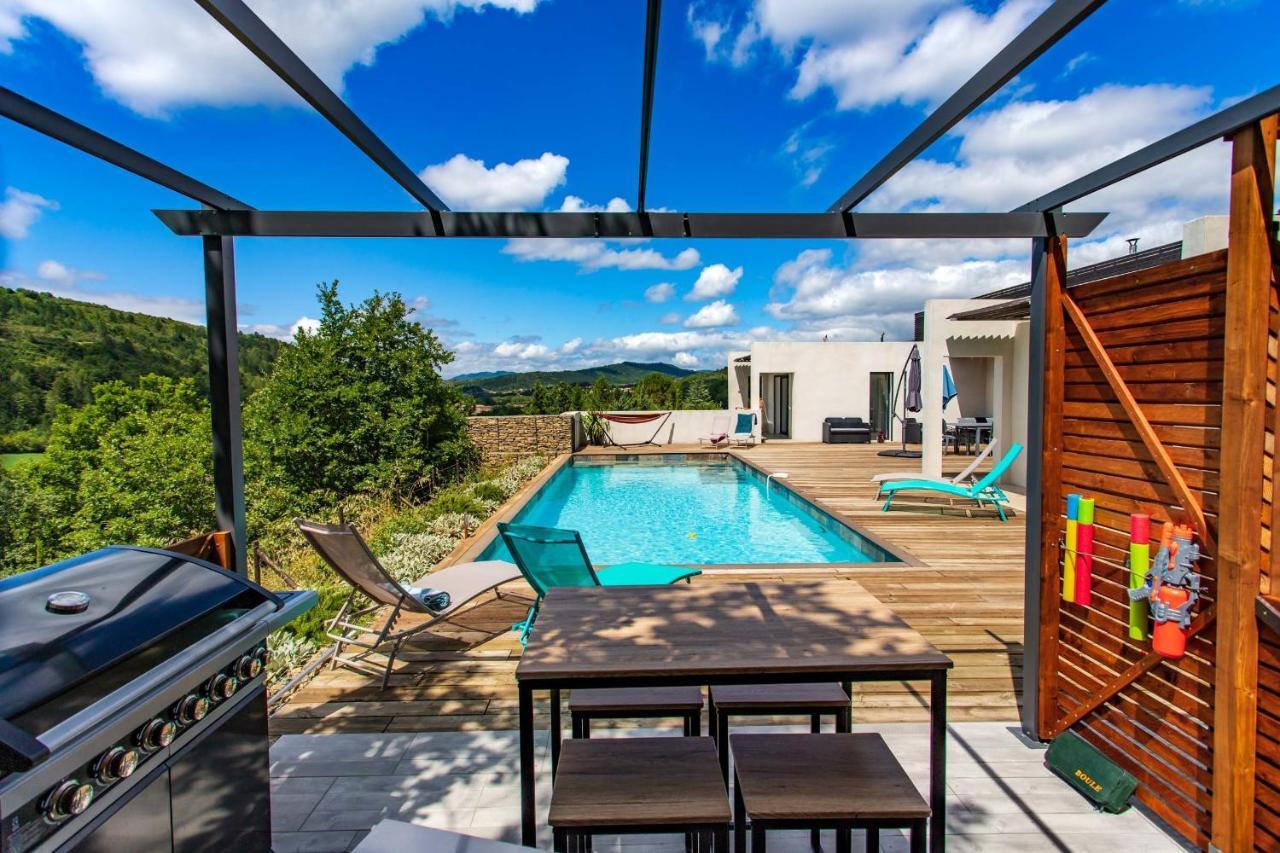 Villa Blanche, Contemporary, Cathars, Couiza, Carcassonne Экстерьер фото