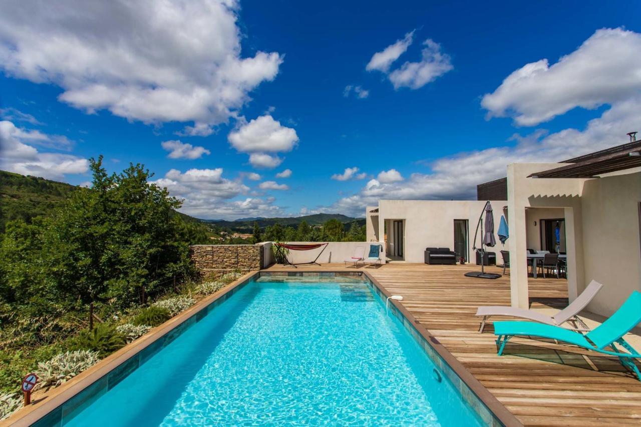 Villa Blanche, Contemporary, Cathars, Couiza, Carcassonne Экстерьер фото