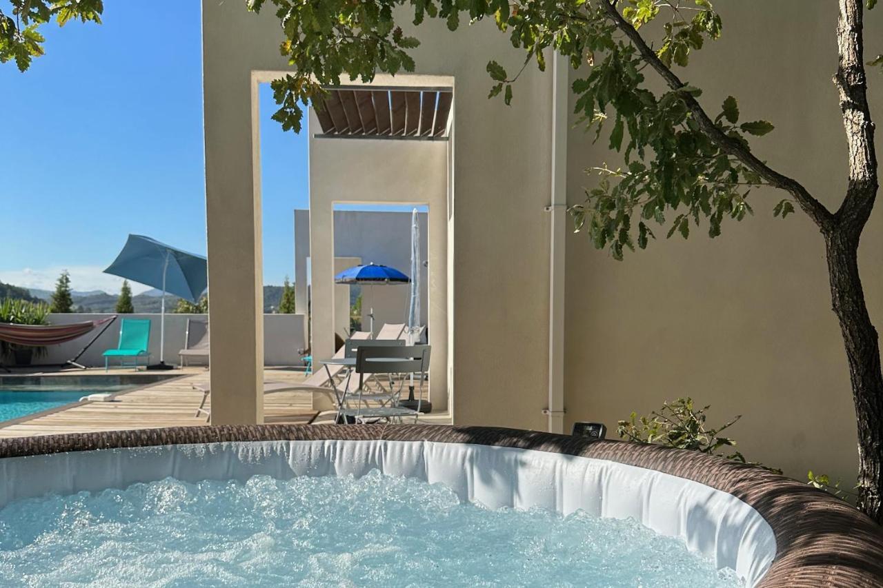 Villa Blanche, Contemporary, Cathars, Couiza, Carcassonne Экстерьер фото